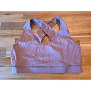 Auden Seamless Bralette – Size Large | Purple Wireless Stretch Bra